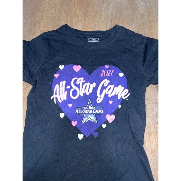 MLB Genuine Merchandise Girl's‎ All Star Game Shirt Size Small NWT - Picture 1 of 8